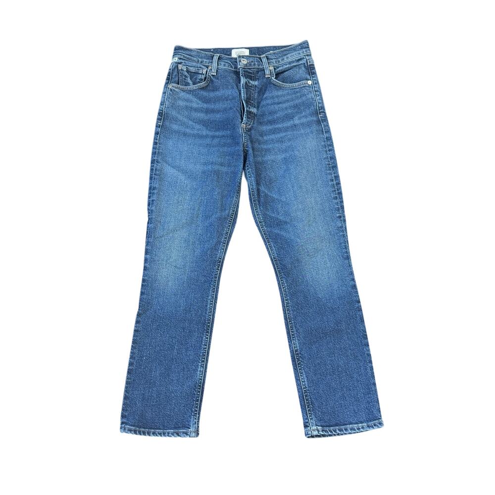 Citizens of Humanity Charlotte High Rise Straight Crop Jeans Jubilee Wash